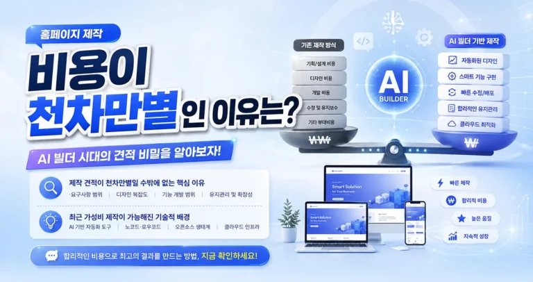 홈페이지 제작 비용이 천차만별인 이유는?