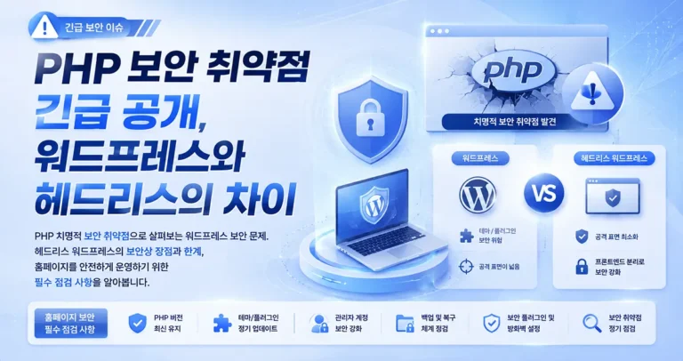PHP 보안 취약점과 워드프레스 보안 가이드